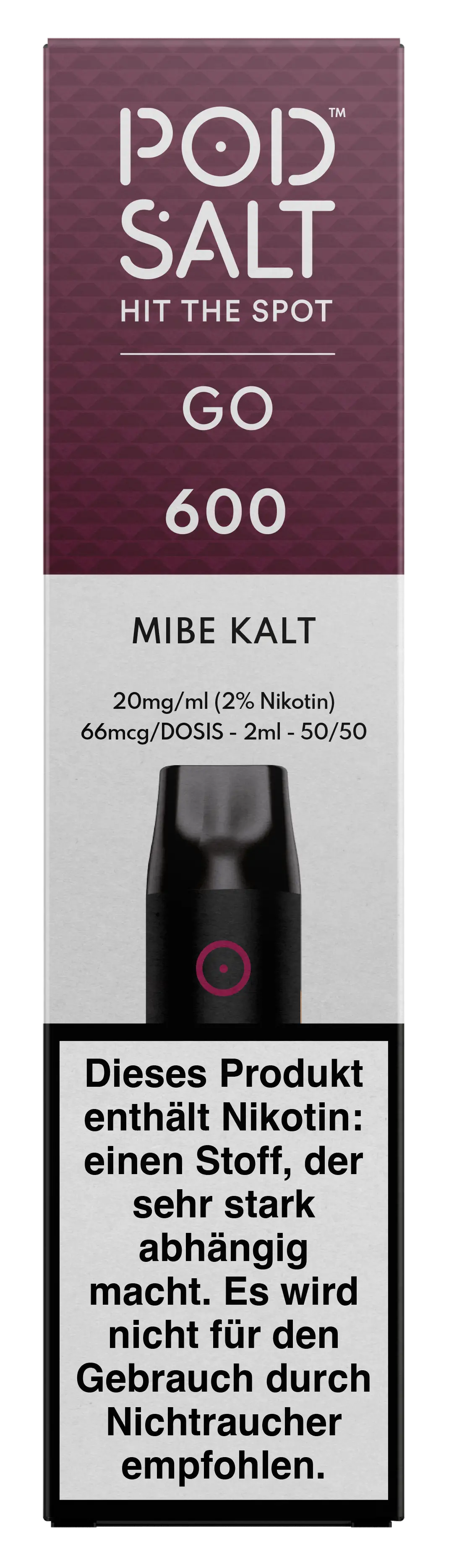 Pod Salt™ Go 600 - Mibe Kalt